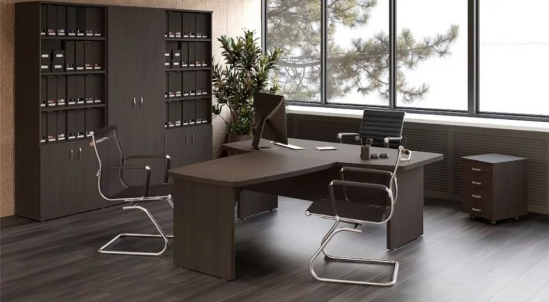 Стол руководителя Танго СТ9-Р20Р Венге / СТ9-R20R_2