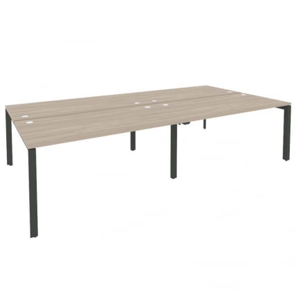 Рабочая станция на П-образном м/к ОНИКС О.МП-Д.РС-4.4.8 Дуб Аттик/Антрацит / ONIX O.MP-D.RS-4.4.8_0