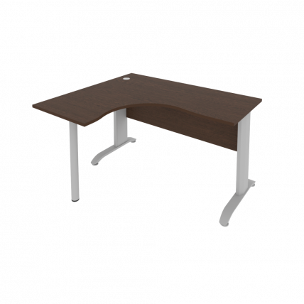 Стол криволинейный левый Рива ПЛ.СА-3 Л Венге/Металлик / Riva_0