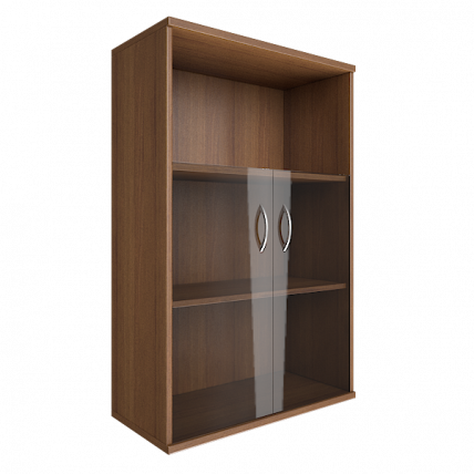 Шкаф средний широкий Рива А.СТ-2.2 Орех Гварнери / Riva_0