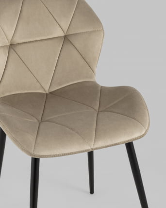 Стул Эдвин велюр Капучино_7