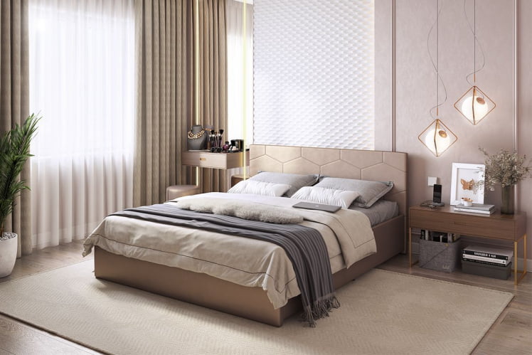 Пуф Рони ПМ-001.1 бронза (экокожа) / PM-001.1_2