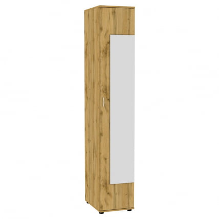 Шкаф распашный Алиса(Х1_М)2230х400х540ручкаскоба96мм(ДВ) / Алиса(H1_M)2230х400х540ручкаскоба96мм(ДВ)_0