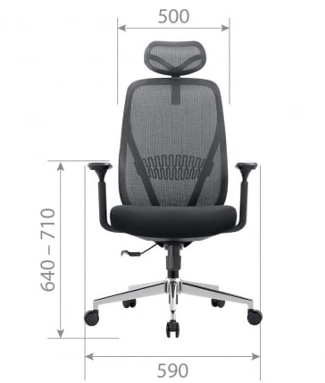 Кресло руководителя CХАИРМАН 585 Черный / CHAIRMAN_3