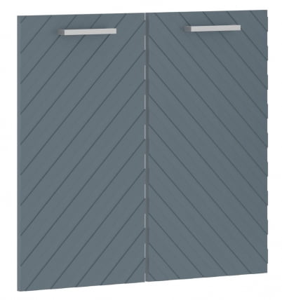 Двери средние Торр ЛУКС ТЛМД 42-2 Серо-голубые / Torr LUX TLMD_0