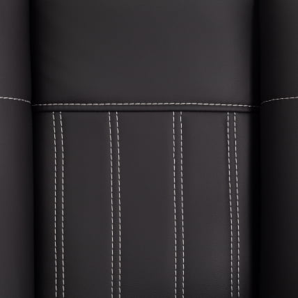 Кресло ОКСФОРД хром кож/зам, черный, 36-6 / OXFORD_7