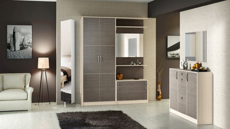 Поворотный зеркальный шкаф Лупо Белый / Lupo_2