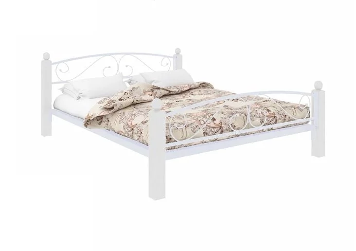 Кровать Вероника Лукс Плус 1800х2000 Белая / Lux Plus_0