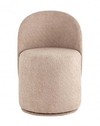 Пуф Лореен вращающийся букле Капучино / Loreen_1