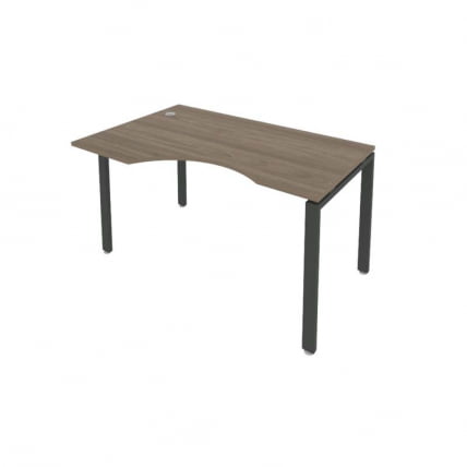 Стол письменный МЕТАЛ СЙСТЕМ Б.СА-2 Л Вяз/Антрацит / METAL SYSTEM_0