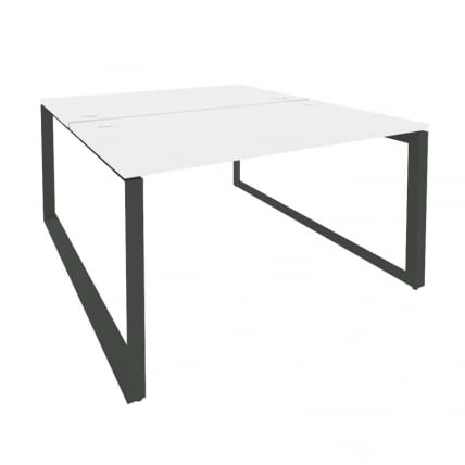 Рабочая станция на О-образном м/к ОНИКС О.МО-Д.РС-2.3.8 Белый Бриллиант/Антрацит / ONIX O.MO-D.RS-2.3.8_0