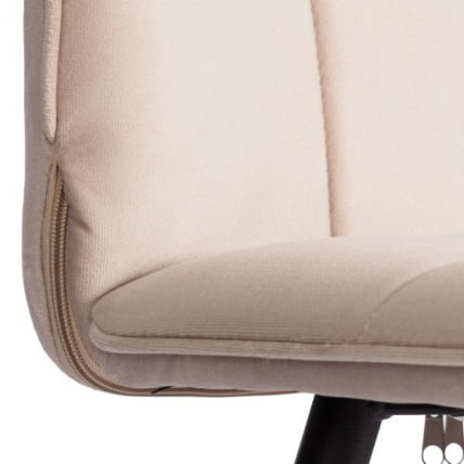 Стул обеденный Бари (2 шт. в упаковке) ЛТ, велюр, бежевый/черный, 7, 41х55х89 см / Bari LT,_9