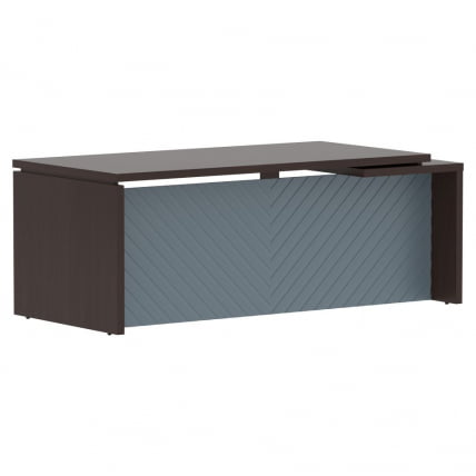 Стол руководителя левый Торр ЛУКС ТЛCТ 209 Л Венге Магия Серо-голубой / Torr LUX TLCT L_0