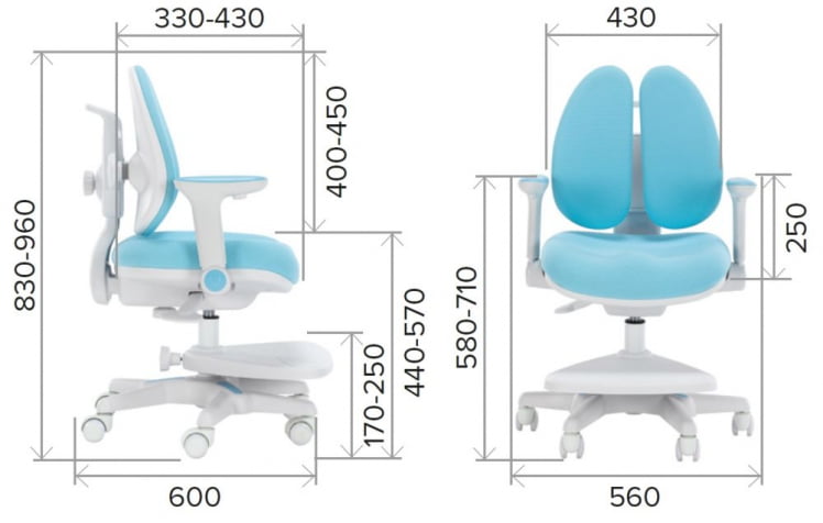 Детское кресло Еверпроф Кидс 101 Ткань Розовый / Everprof Kids_14