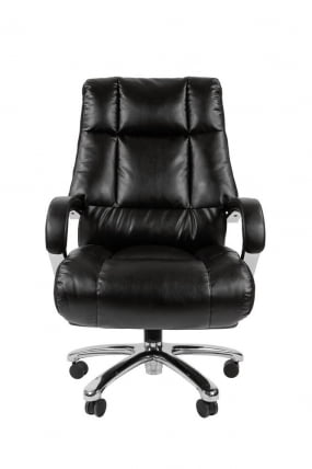Кресло руководителя CХАИРМАН 405 кожа Черный / CHAIRMAN_1