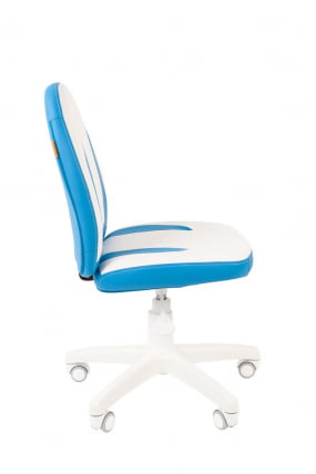 Детское кресло CХАИРМАН КИДС 122 Белый-голубой / CHAIRMAN KIDS_2