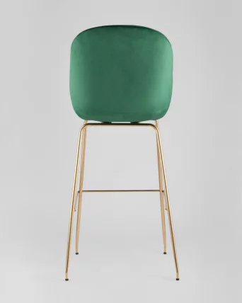 Стул барный Беетле Лите ПУ со спинкой Изумрудный / Beetle Lite PU_4