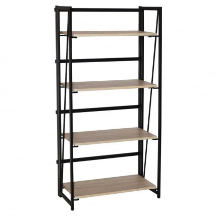 Стеллаж на металлокаркасе БРАБИКС ЛОФТ СХ-001 Дуб натуральный / BRABIX LOFT SH-001_2