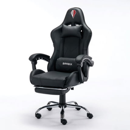 Кресло компьютерное БРАБИКС Декстер ГМ-135 подножка Черное / BRABIX Dexter GM-135_5