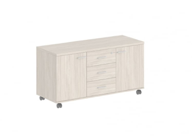 Тумба сервисная с 3-мя ящиками Сигма СГ.621.ОЛ.ОЛ.М Дуб светлый / Sigma SG.621.OL.OL.M_0