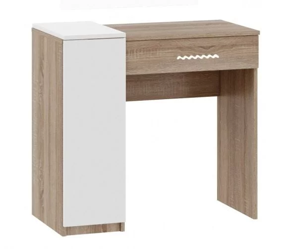 Стол туалетный Импульс СН16.21 Дуб сонома/белый глянец / SN16.21_0