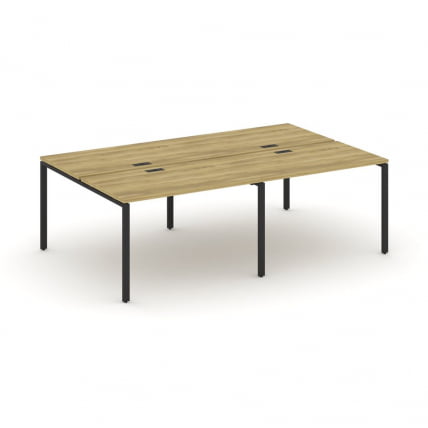 Рабочая станция двухсторонняя на 4 места CОНCЕПТ CН.ДРС-006 Дуб Винченцо Черный / CONCEPT CN.DRS-006_0