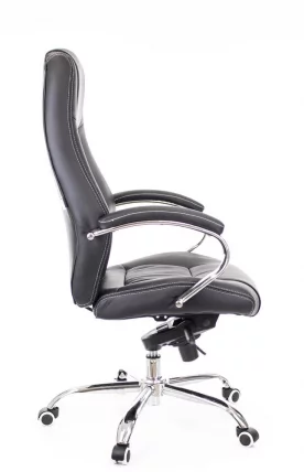 Кресло руководителя Крон М экокожа Черный / Kron M_1