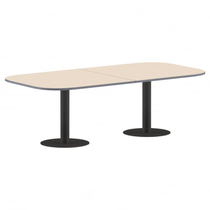 Конференц-стол на 6-8 человек ИМАГО ПРГ-8 Клен-антрацит / IMAGO_0