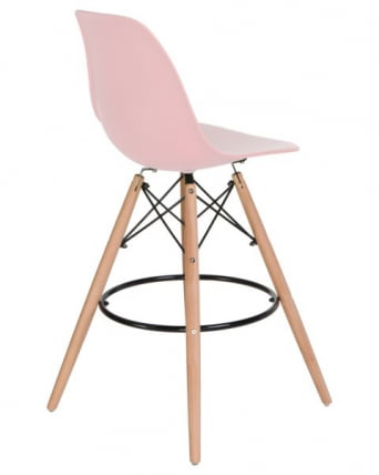 Стул барный ДОБРИН ДСВ БАР (ножки светлый бук, цвет сиденья светло-розовый (ПК-02)) 2 шт / DOBRIN DSW BAR (PK-02))_4