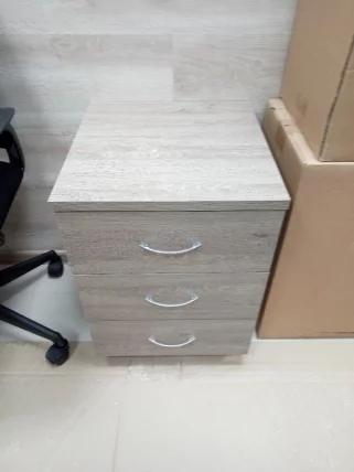 Тумба подкатная с 3-мя ящиками Твин 14.10.10 Дуб Верцаска / Twin_1