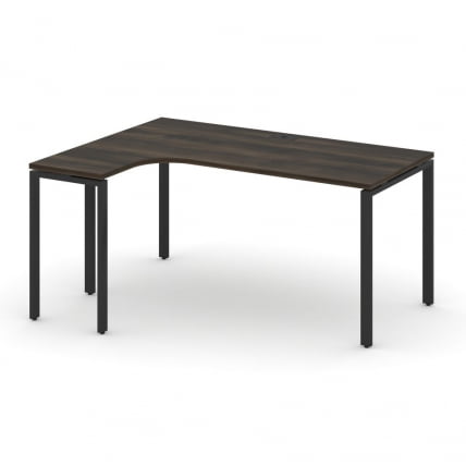 Стол эргономичный левый CОНCЕПТ CН.СА-001(Л) Дуб Мали Черный / CONCEPT CN.SA-001(L)_0