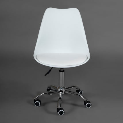 Офисное кресло ТУЛИП (мод.106-1) металл/пластик/ПУ, 58 кс 47 кс 97см, Вхите (белый) / Хроме (хром) / TULIP (mod.106-1) металл/пластик/PU, x x White Chrome_6