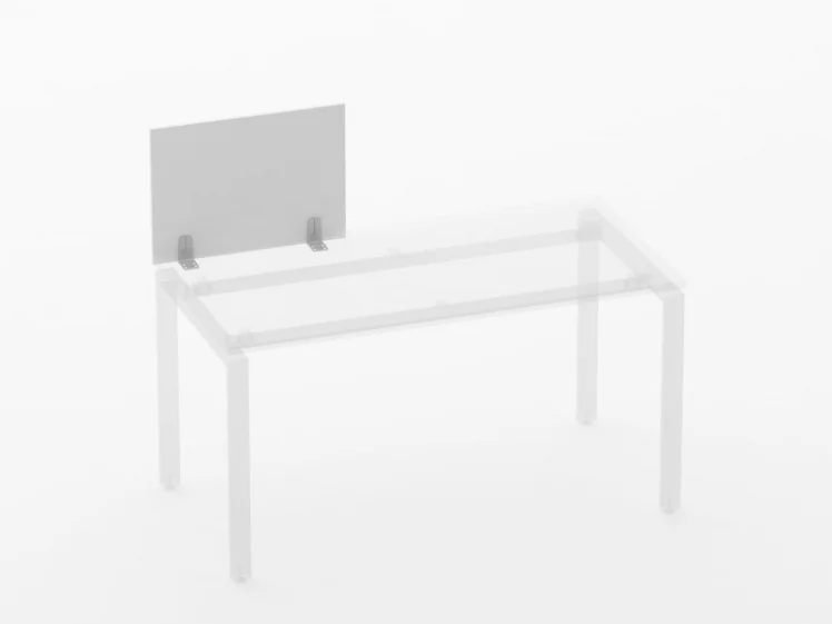 Экран (ЛДСП) Дека 8.12.06 Белый (без крепления) / Deka_1