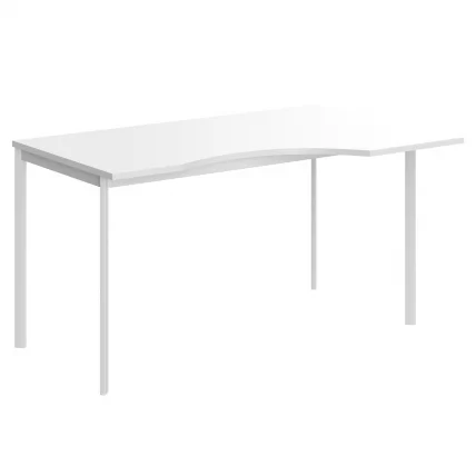 Стол эргономичный ИМАГО-С CА-2С(Л/Р) белый белый полуматовый / IMAGO-S CA-2S(L/R)_0