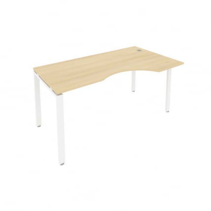 Стол письменный МЕТАЛ СЙСТЕМ Б.СА-1 Пр Акация/Белый / METAL SYSTEM_0