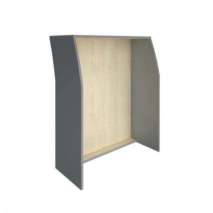 Стойка прямая 900 Рива А.РС-1 Клен/Металлик / Riva_0