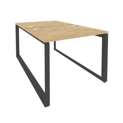 Рабочая станция на О-образном м/к ОНИКС О.МО-Д.РС-2.1.8 Тиквуд Светлый/Антрацит / ONIX O.MO-D.RS-2.1.8_0