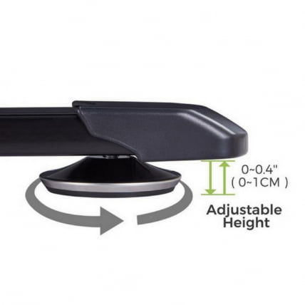 Стол для для компьютера (для геймеров) Л-формы c электрической регулировкой по высоте ЕУРЕКА ЕРК-ЕГД-Л60Р-Б-УС / L-формы c EUREKA ERK-EGD-L60R-B-US_2