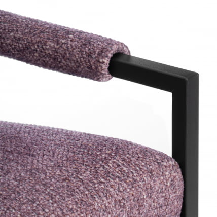 Диван Чарли ЛУКС Д/Чарли Люкс велюр/букле, ВТ шапе воод росе / Charli LUX VT shape wood rose_7