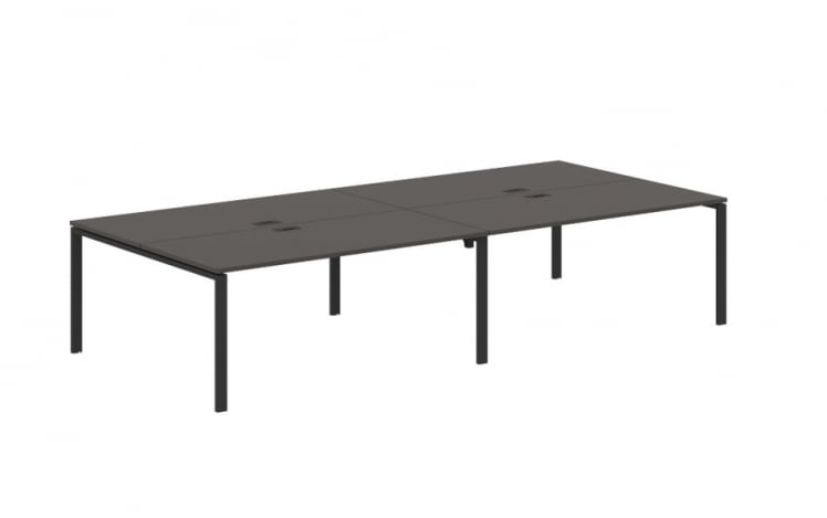 Бенч-система 4-местная ЕДИС ЕУВСТ 3516 Мокко Черный / EDIS EUWST_0