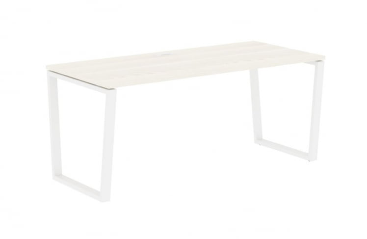 Стол письменный ЕДИС ЕВСТ 1780 Ясень Траун Белый / EDIS EVST_0