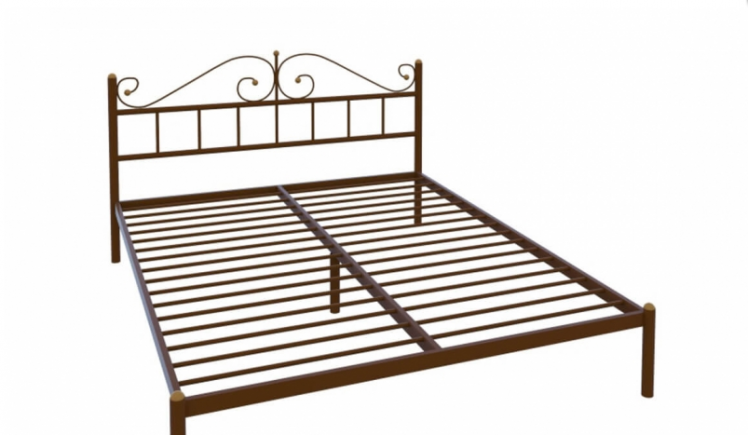 Кровать Надежда Лукс 1600х1900 Коричневая / Lux_1