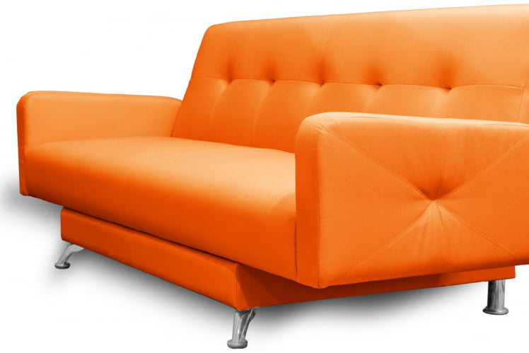 Диван МАНГО 3 (2 категория) Оранжевый Зеленый / MANGO_2