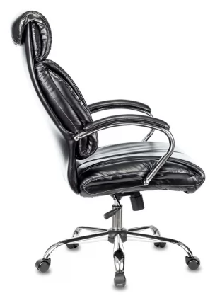 Кресло руководителя Бюрократ Т-9904НСЛ/БЛАCК-ПУ / T-9904NSL/BLACK-PU_2