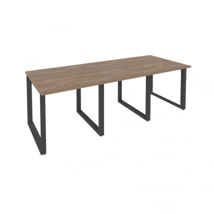 Стол переговорный (3 столешницы) ОНИКС О.МО-ПРГ-3.0 Дуб Аризона/Антрацит / ONIX O.MO-PRG-3.0_0