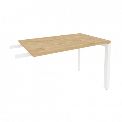 Брифинг-приставка на П-образном м/к ОНИКС О.МП-БР-11 Тиквуд Светлый/Белый / ONIX O.MP-BR-11_0