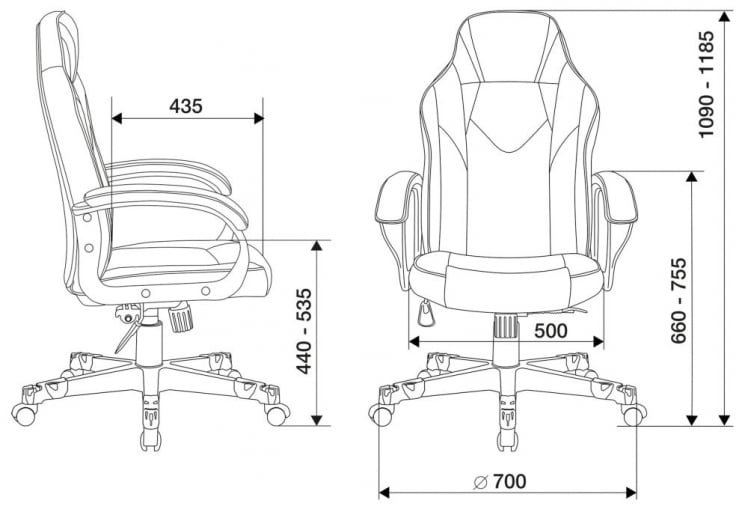 Геймерское кресло Зомбие ГАМЕ 17 Черный-красный / Zombie GAME_6