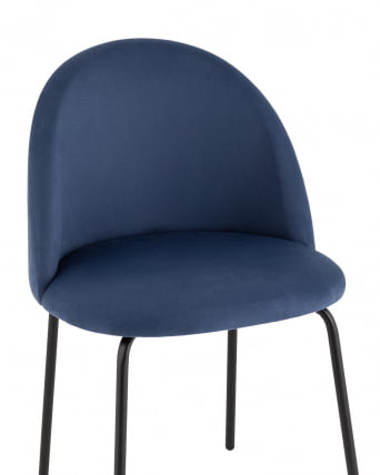 Стул Коди велюр Синий_1