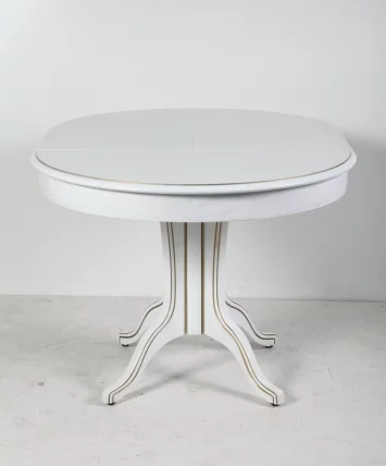 Стол обеденный Орион-5 (д1200) тон 1 с золотой патиной / (d1200)_2