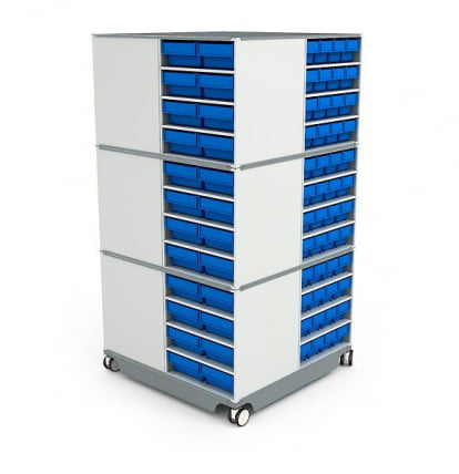 Поворотная кассетница КП-03 синий_0